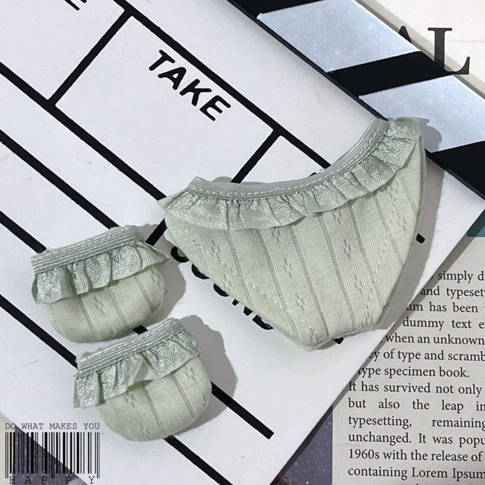 Underpants Cotton Doll Outfit Dress Leggings 20cm Doll Flower Dress  Kids Girls