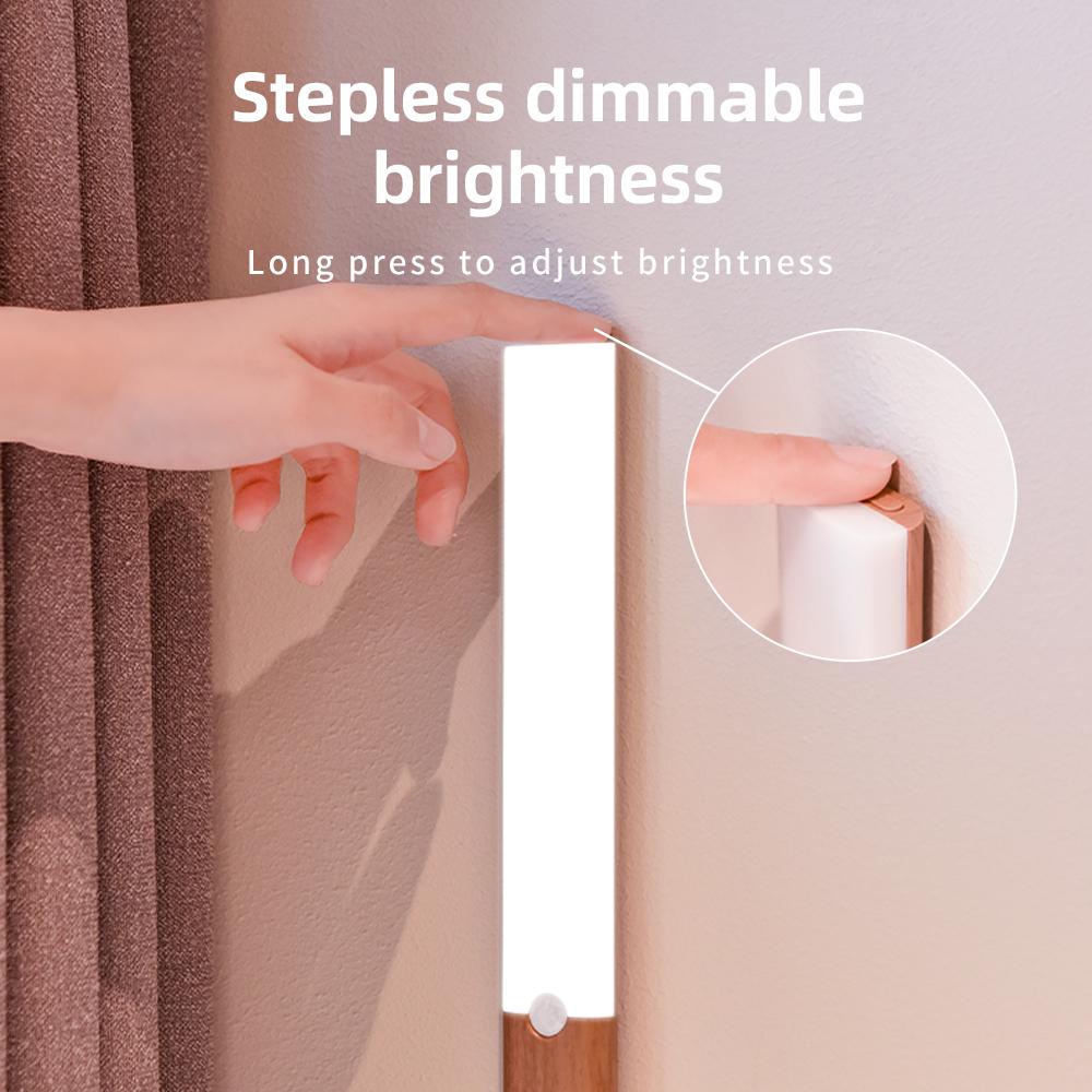 Motion Sensor Light Night Light Type C Rechargeable Lights Cabinet Lights For Kitchen Cabinet Bedroom Wardrobe Indoor Lighting