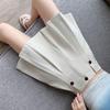 Fashionable Loose Pleated Shorts with High Waist for Women