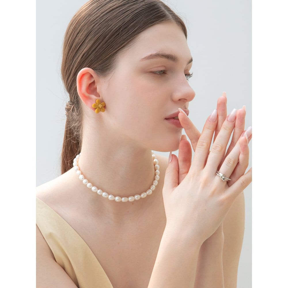 [Silver925] Blair Freshwater Pearl Necklace 10mm