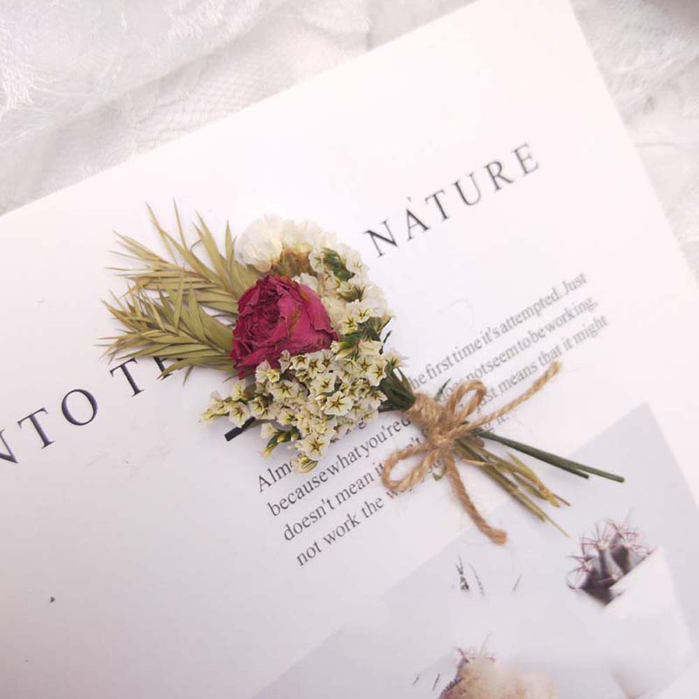 

Real Natural Home Decor Party Decoration Fake Flowers Dried Flower Artificial Flowers Bouquet 9
