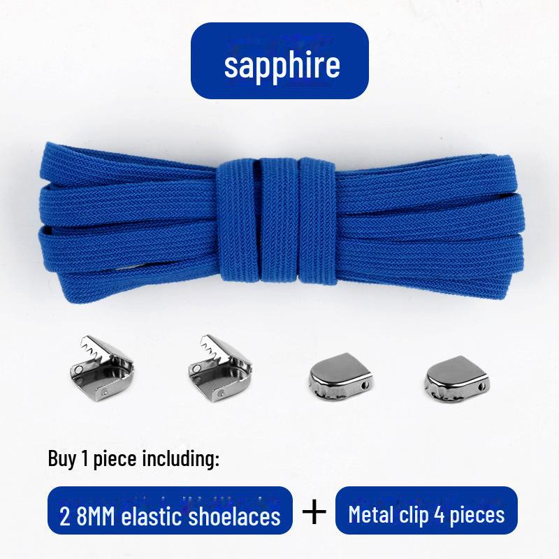 Czarno-białe elastyczne sznurowadła bez wiązania dla dorosłych i dzieci – idealne do butów sportowych