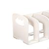4 Section Desktop File Organizer Bookend Sorter Holder for Desk Study Room