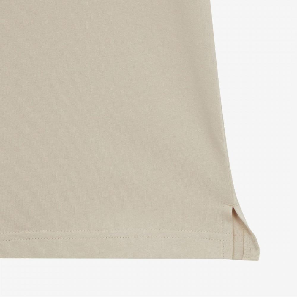 The North Face Men S eSSence ShorT Sleeve T ShirT lighT Beige nT7uS50c