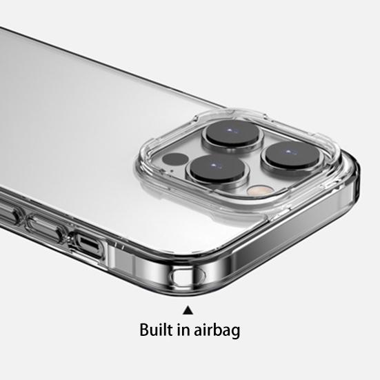 Schutzhülle für Telefon, stoßfest, vollständig kratzfest, gegen Fingerabdrücke, verschleißfest, klarer Schutz, ultradünne transparente Telefonrückseite