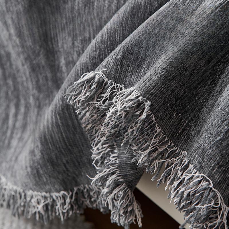 Ins Style Sofa Towel Cover Cloth Four Seasons Universal Sofa Cushion Simple Solid Color Sofa Cover Sofa Cover Non-Slip Stain Resistant