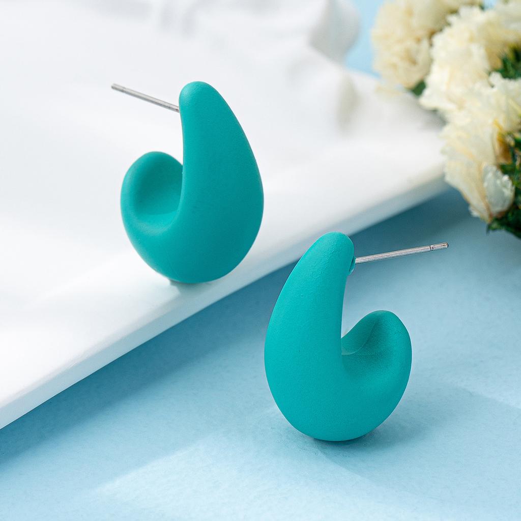 Wassertropfen-Ohrringe Nische High-End Design Stecker Ohrringe Einzigartige Temperament-Ohrringe