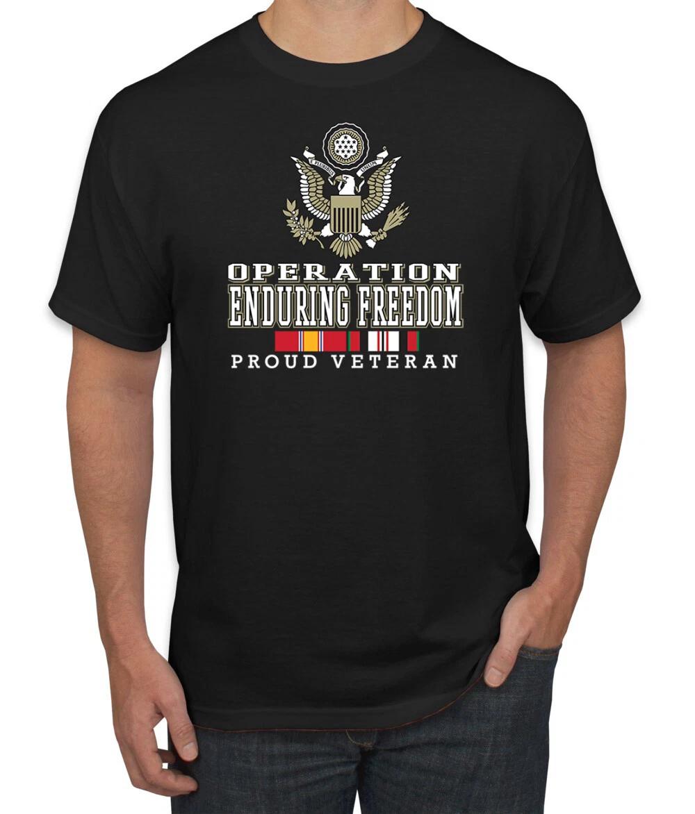 Operation Iraqi Enduring Freedom Color Black Men T- Shirt S