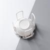 Retractable Bowl Rack Plastic Plain Simple Draining Storage Rack for Kitchen Chopsticks White
