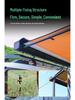Equation Leopard Roof Rack Frame Extension with Folding Ladder for Off-road Modification