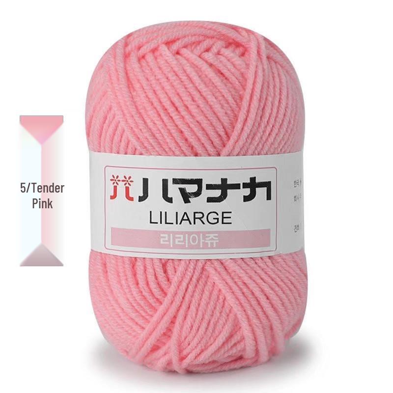 4-Ply Milk Cotton Yarn for Baby Sweaters, Dolls, Shoes, Hats, Crochet & DIY Knitting Projects