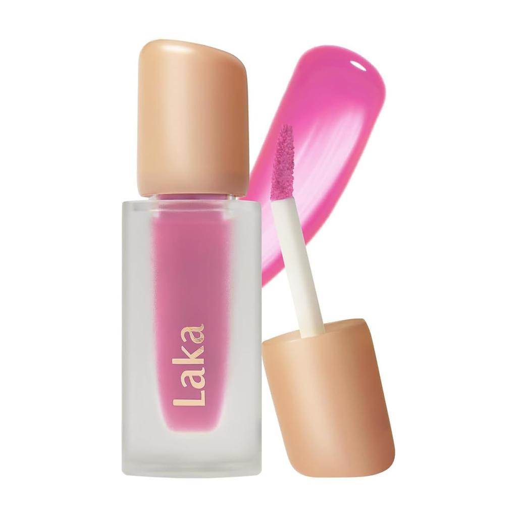 Laka Fruity Glam Tint | Vegan Moisturizing Glossy Lip Tint | Long-Lasting Shine & Natural Color