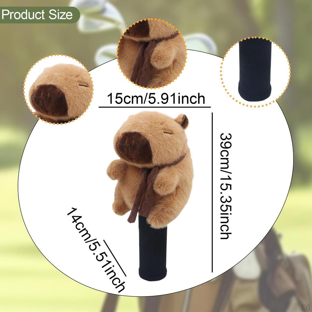 Capybara Golf Club Headcover for Fairway Wood, Scratch Guard Sleeve
