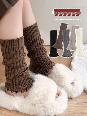 Verdickte Warme Kleinkind- & Säuglings-Mädchen Stulpen für Frühling, Herbst und Winter