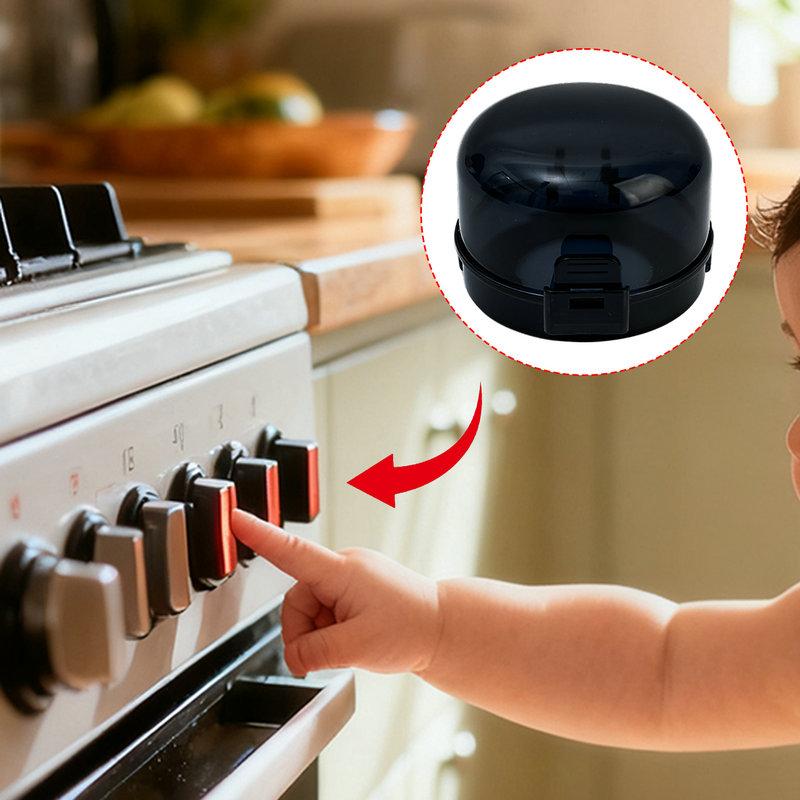 Universal Gas Switch Protective Cover Baby Safety Lock Gas Stove Protective Cover Gas Stove Protective Sleeve Cookware Security