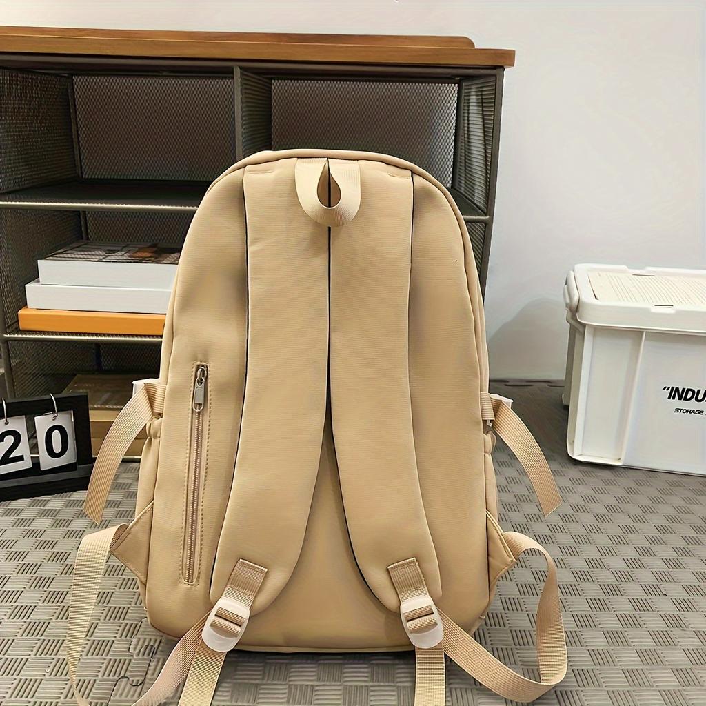Backpack Simple Large Capacity Sports Travel Backpack Junior High School Leisure Backpack Tutorial Bag