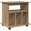 Rolling Cart Artisan Oak 60 x 45 x 60 cm Particleboard