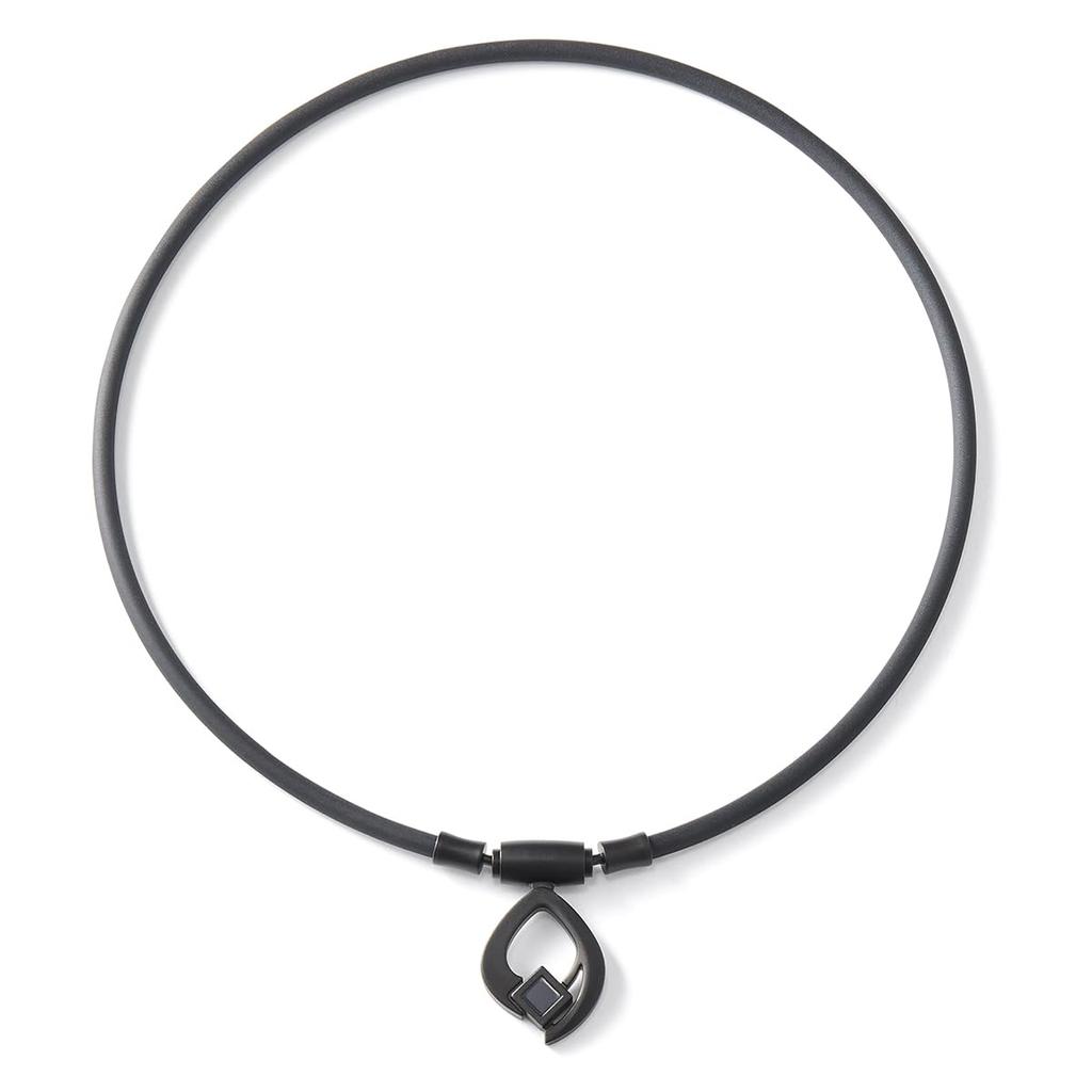 Colantotte TAO ARC Matte Black X L Necklace, Black,