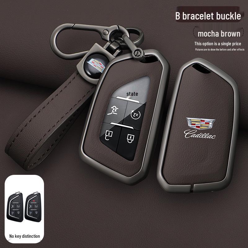 Premiumowe metalowe etui na kluczyk dla 2023 Cadillac CT5, CT6, XT5, XT4, XTS, ATSL