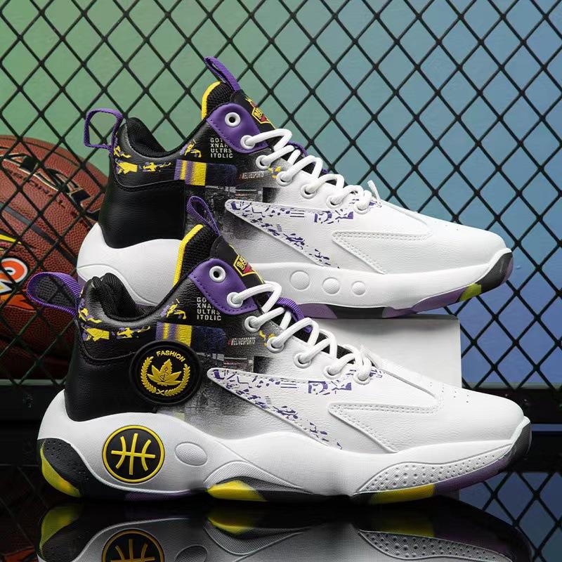 Large Size Basketball Shoes Breathable Breathable Sneakers Outdoor Casual Platform Trendy Shoes Sneakers