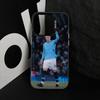 Football Star E-Erling H-Haaland Phone Case For iPhone 17,16,15,14,13,12,11 Plus,Pro Max,XS,Colored Silver Plated Inside Cover