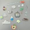 High-Value Cute 3D Jelly Stickers: Apple, Birthday, Puppy DIY for Phone, Computer, Tablet Decoration