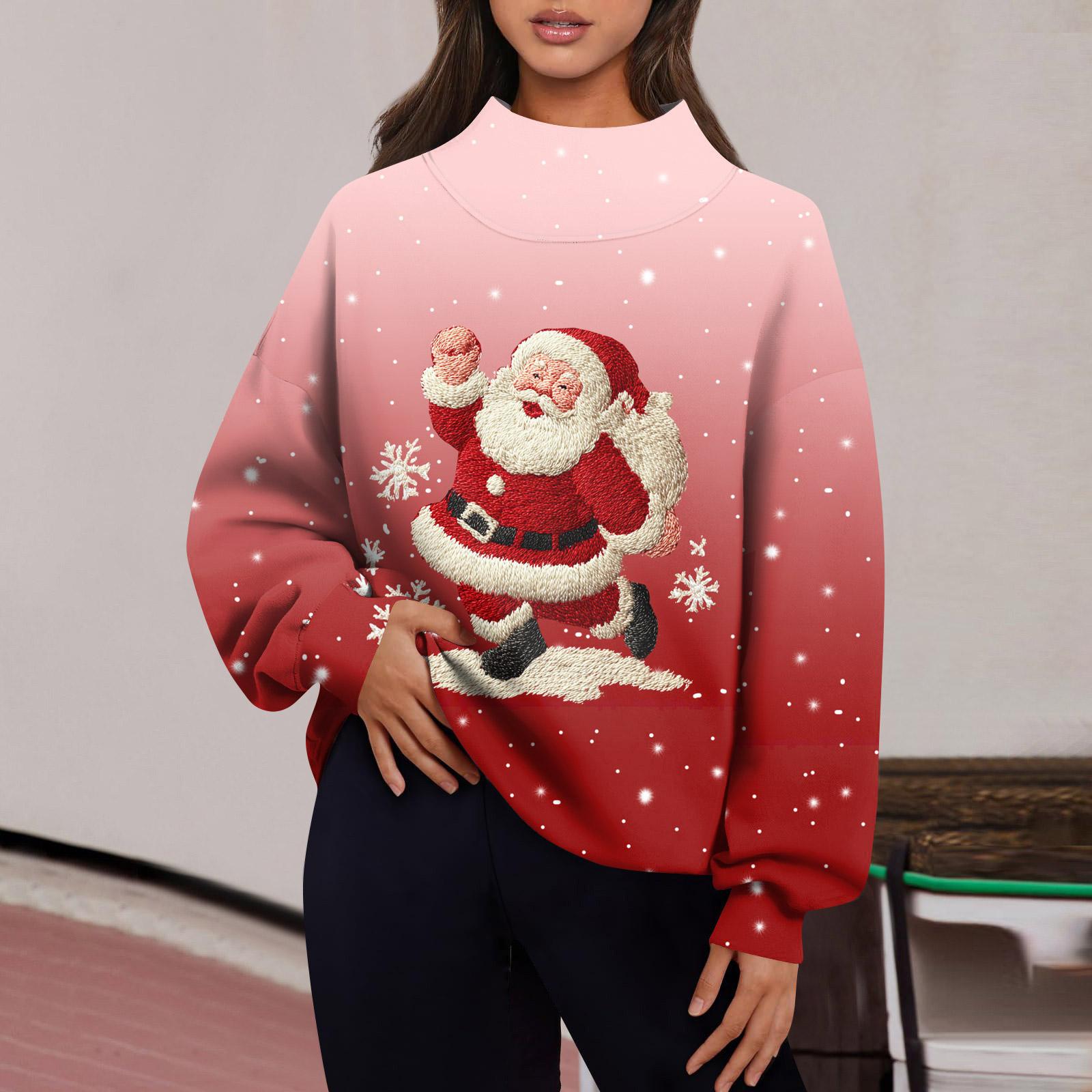 

Women s Sweatshirt Sports Flannel Sweatshirt Long Sleeve Top Casual V-Neck Sweatshirt XL арбуз красный