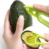 2-in-1 Avocado Slicer & Pitter – Durable Polypropylene,Food-Safe Fruit Cutter for Avocados,Mangoes&More,Essential Kitchen Gadget