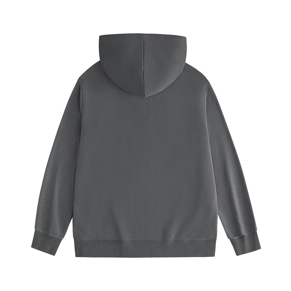 Unisex Classic Solid Color Logo Embroidered Hoodie