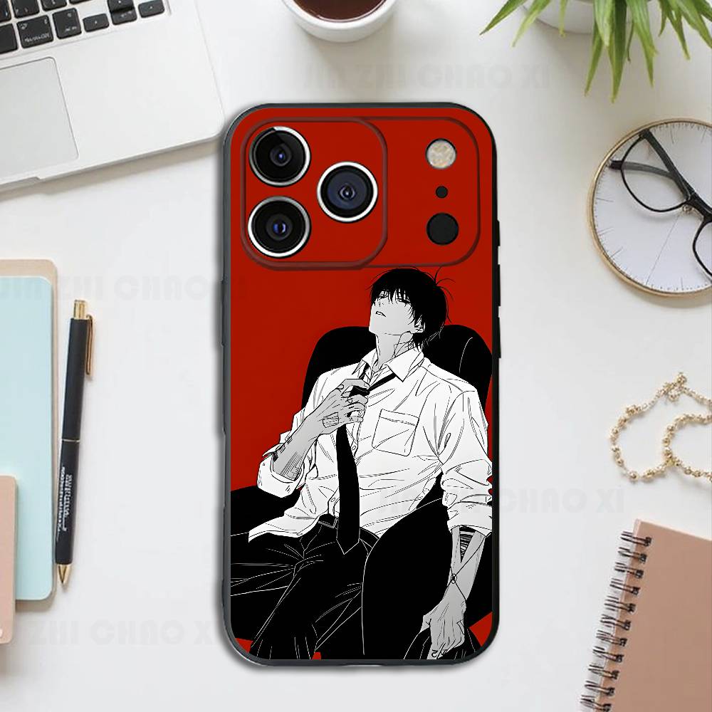 

Y-Yoichi Nagumo T-Taro Sakamoto Silicone Soft Phone Case For IPhone17 16 15 14 13 12 11 Pro Max Plus X XR SE Cover iPhone17