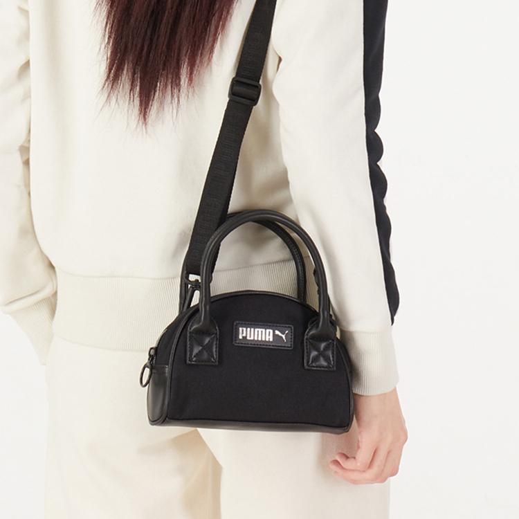 Neue PUMA Handtasche aus Kunstleder Handtasche Schultertasche Umhängetasche Normal Damen Schwarz 078742-01