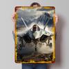 F35 Sound Barrier Metal Poster Customized Wall Art Retro Vintage Tinplate Signs for Room Decoration Gaming Desk Decor Man Cave