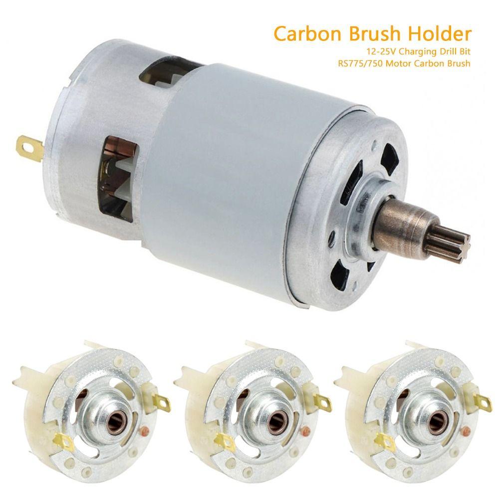 New RS775 Lithium Electric Motor Plastic 2 Styles Carbon Brush Holder Accessories RS775/750 Motor Carbon Brush