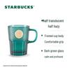 Starbucks Goddess Emblem Glass Mug
