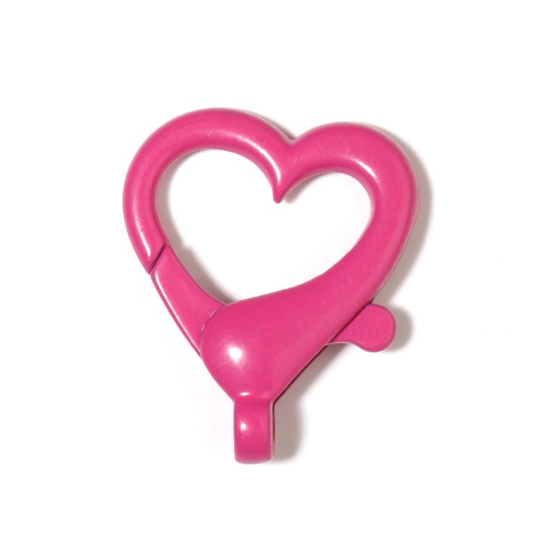10Pcs/Lot Alloy Lobster Clasps Heart Shape Multicolor Key Chain Sping Buckle for Jewelry Making DIY Key Chains Bag Ornaments