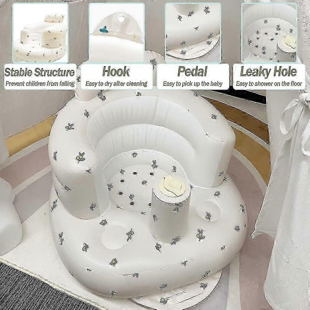 Infant Support Seat Summer Toddler Chair For Sitting Up, Baby Shower Chair Floor Seater Gifts With Storage Case