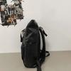 PU Backpack Men's Laptop Backpack Student Travel Commuter Bag