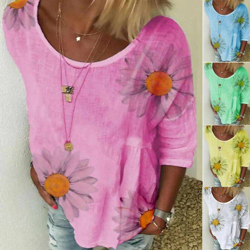 Elegant Plus Size Women's Summer Shirt Blouse Featuring Breathable Soft Material And Boho Vibes