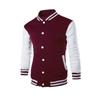Men S Hooded Baseball Jacket Slim Fit Cardigan Sport Casual Wear