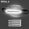 Doofoto 3D Car Reflective Sticker Tape Reflector Fender Warning Bumper Strip Door Handle Bowl Cover Car Exterior Accessories