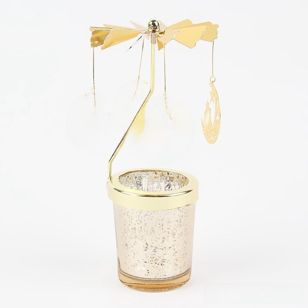 Home Decoration Carousel Candle Stand Christmas Gift Candle Holders Home