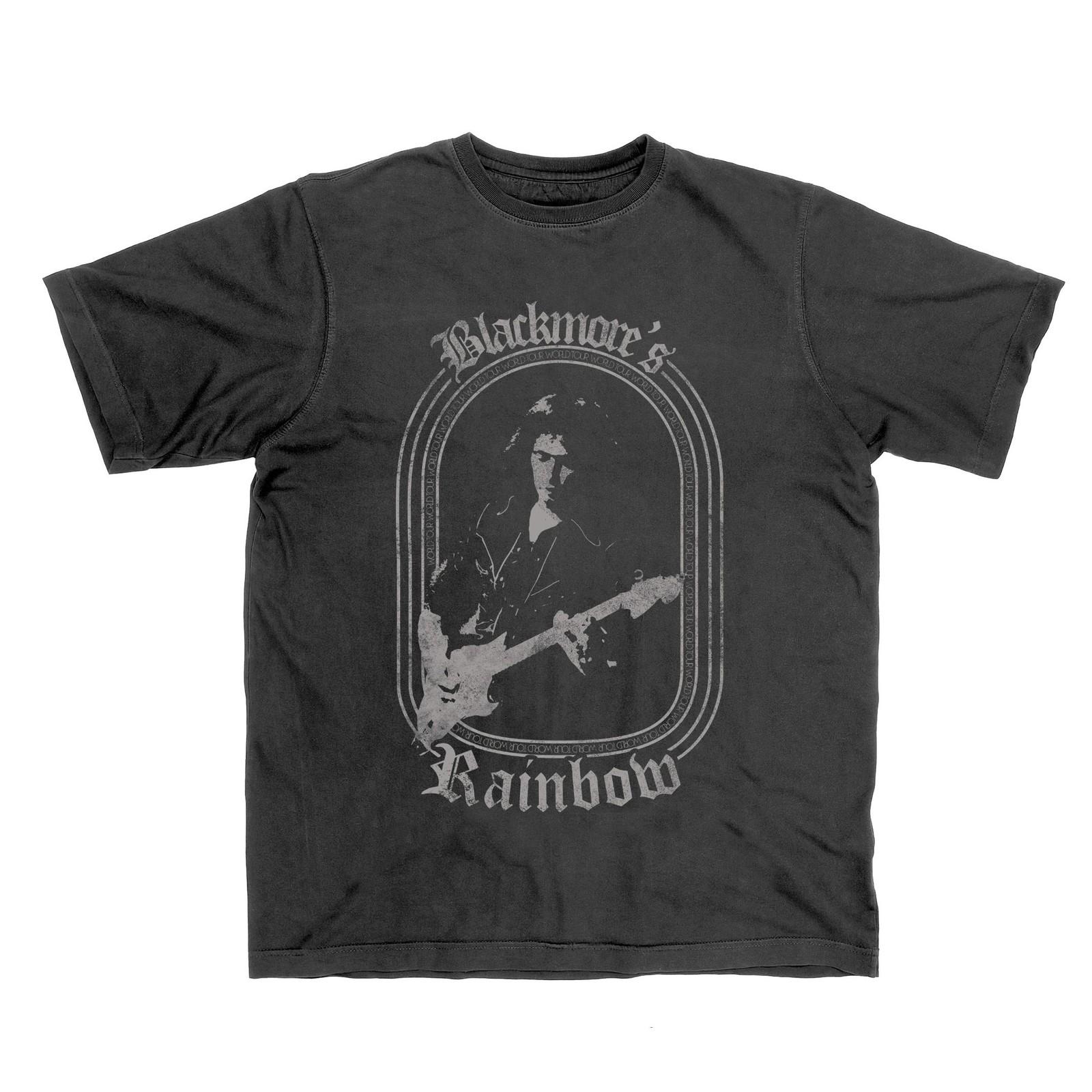 Men s Rainbow Blackmore s Rainbow T-shirt X-Large Black Unisex T-Shirt XXL