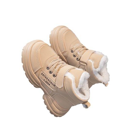 Neu   Schneestiefel Kinder  verdickt hochgeschnitten Baumwolle