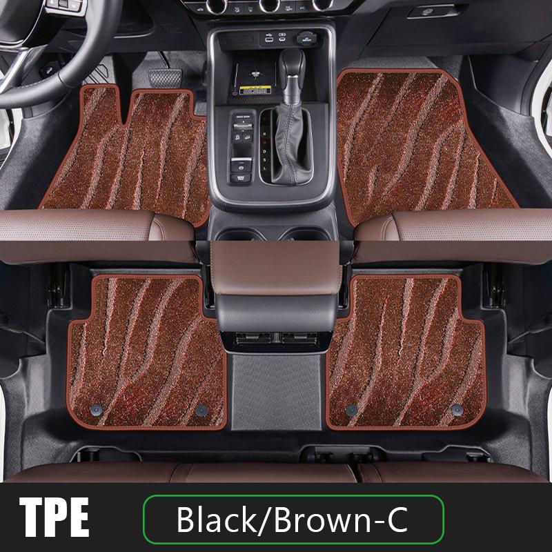 TPE Car Floor Mat For Honda Civic 2012-2016,2016-2025,2025-2025 Wear-resistant Custom Carpet Floor interior Decor Styling Ideas