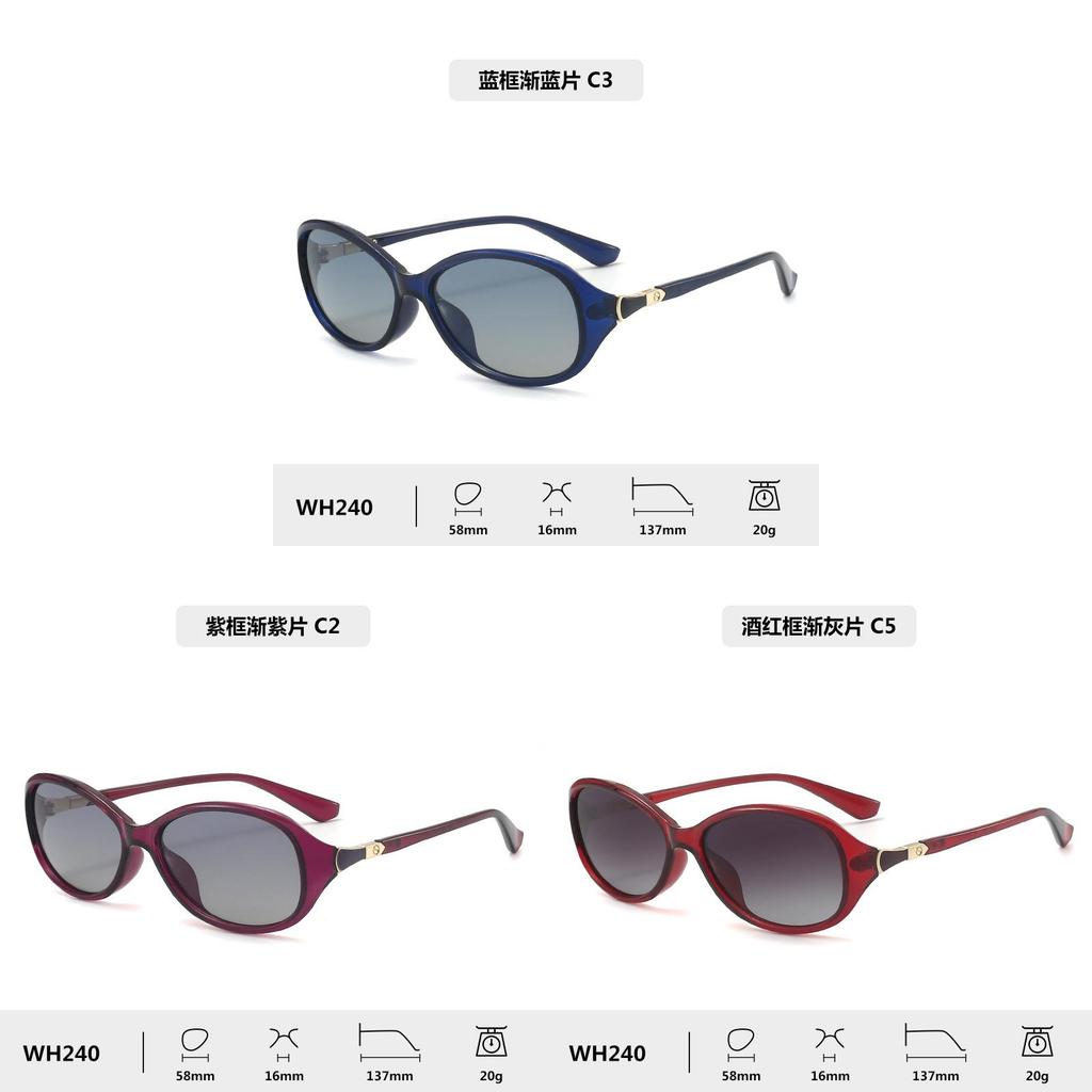 Retro Ladies Fullframe Polarized Sun Glasses With Tac Lenses For Driving And Party Wear