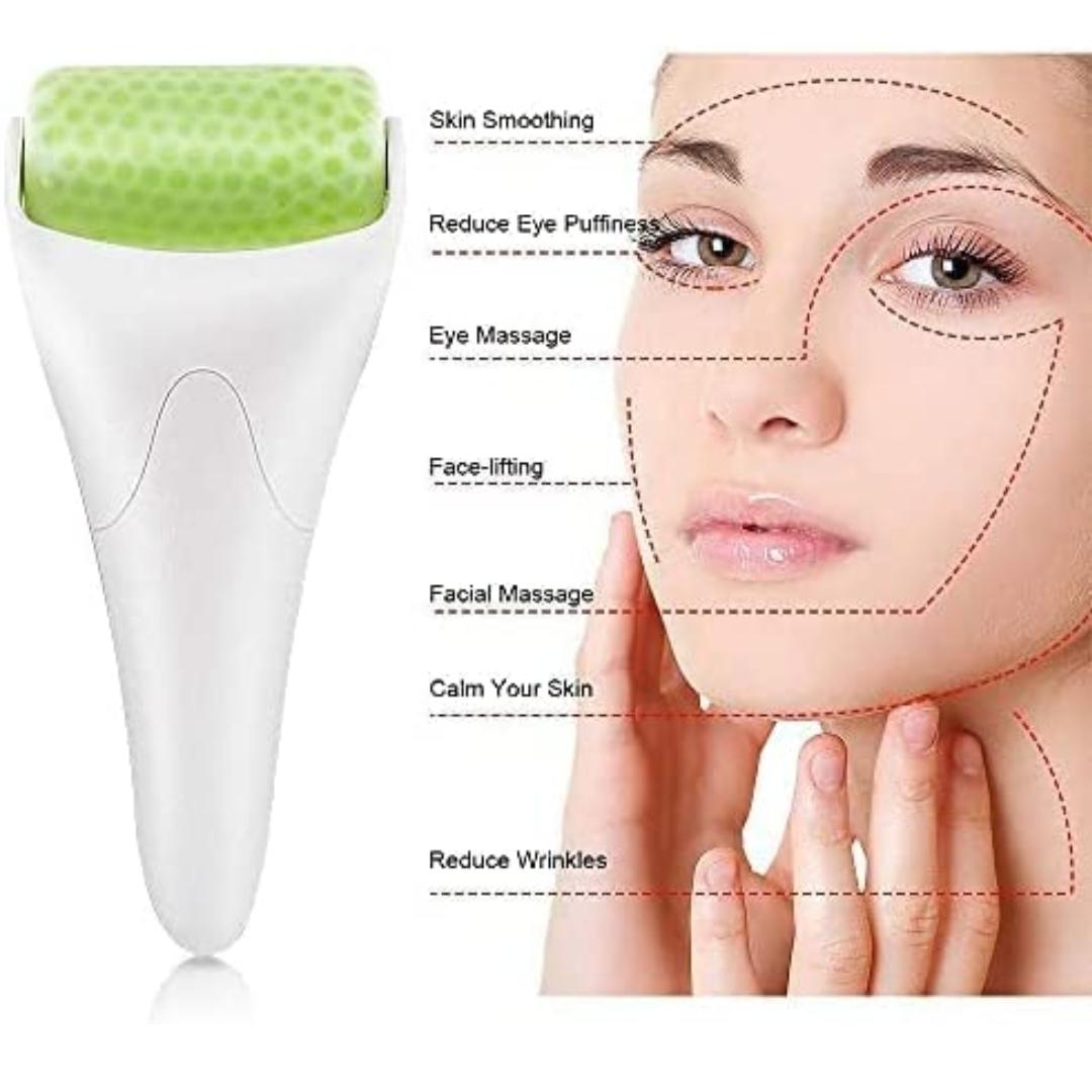 

Ice Roller Face Massager, 3D Massager Roller And Anti Aging 100% Natural Stone Jade Roller с Gau Sha Stone Массажер для лица Массаж головы Массаж головы