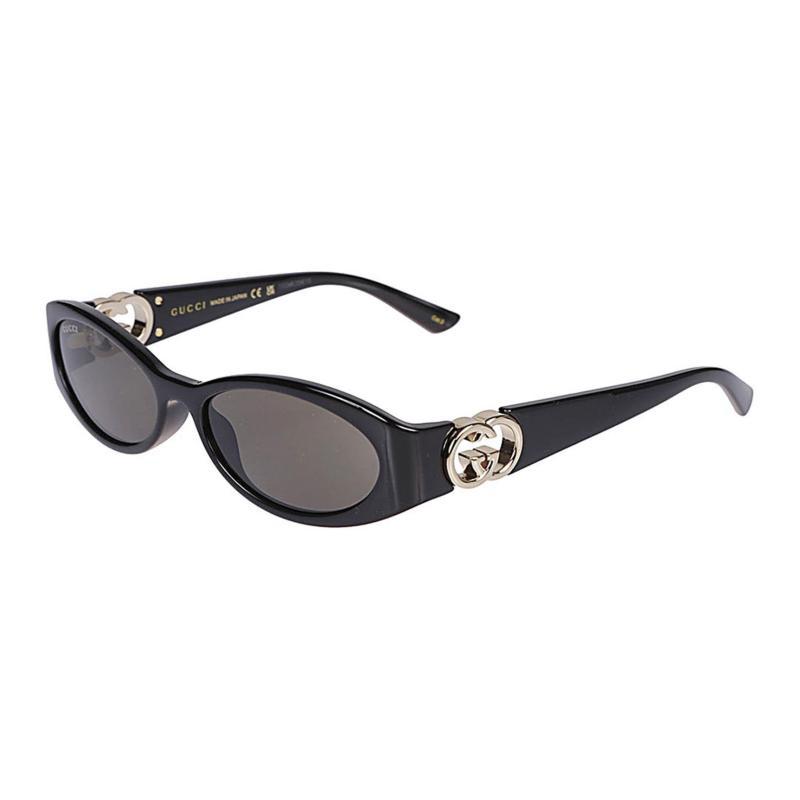 GUCCI Gucci Logo Decoration Cat Eye Sunglasses Women's Black