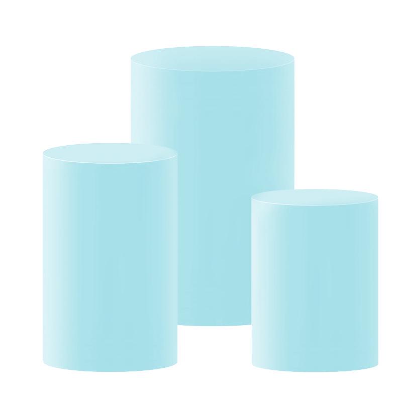 

Wedding Dessert Table Iron Art Cloth Cover: Solid Color Dustproof Party Decoration Small 3-piece set