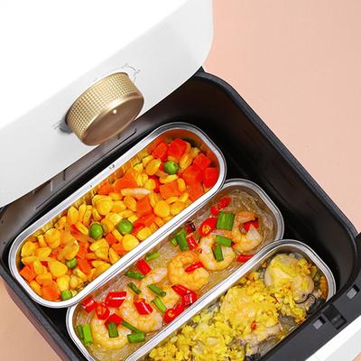 Einweg-Folien-Kuchenform, 5 Stück, Fritteusen-Einweg-Aluminiumfolien-Einlagen, für Küche, Esszimmer
