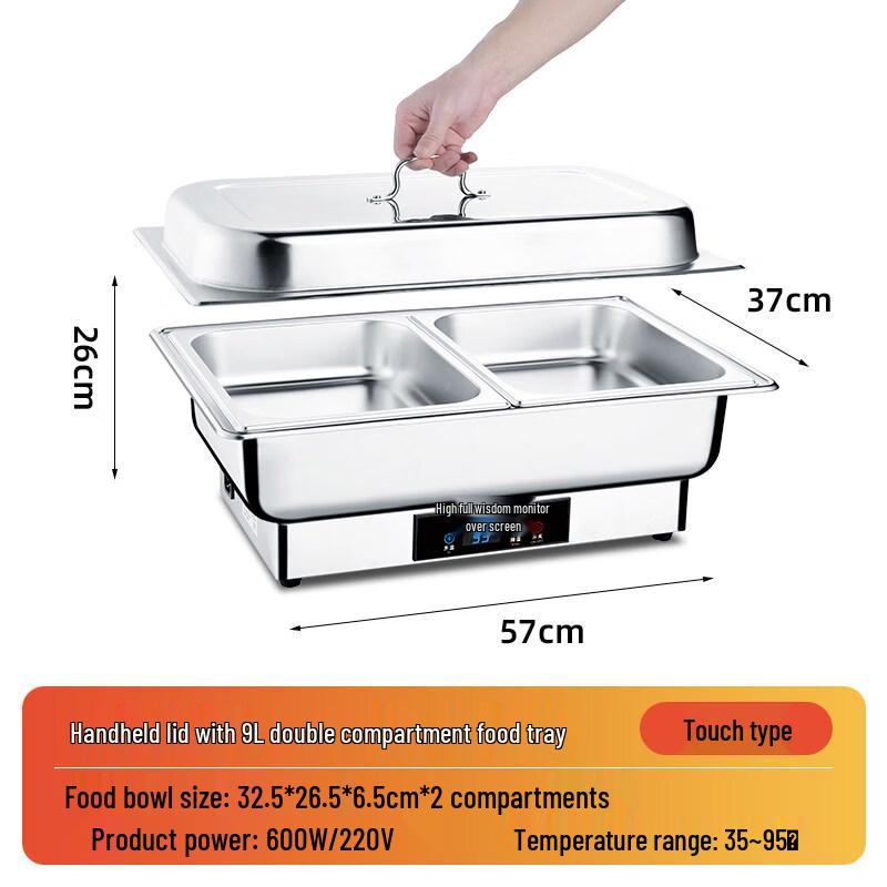 Yunduo Electric Stainless Steel Buffet Food Warmer